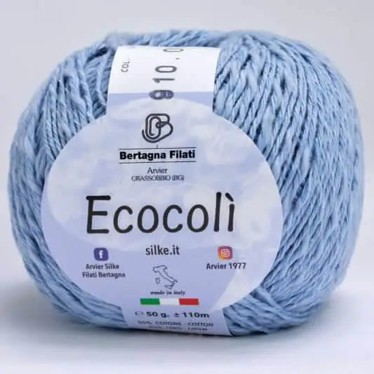 Cotone-Lino ECOCOLÌ - Silke - - LacariaRicami.Store