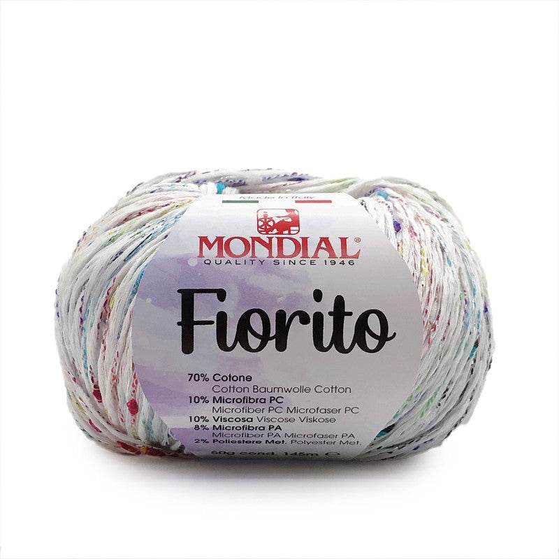 Cotone FIORITO - MONDIAL - - LacariaRicami.Store