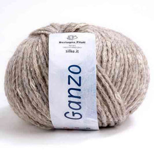 Cotone-Lana GANZO - Bertagna Filati - Colore: 73 - BEIGE DEGRADÈ - by LacariaRicami.Store