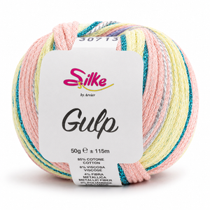 Cotone GULP - Silke - Colore: 307 - ROSA GIALLINO - by LacariaRicami.Store