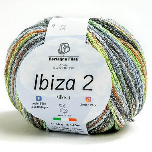 Zoom 52(2) - VERDE-GRIGIO MIX/LUREX ARGENTO