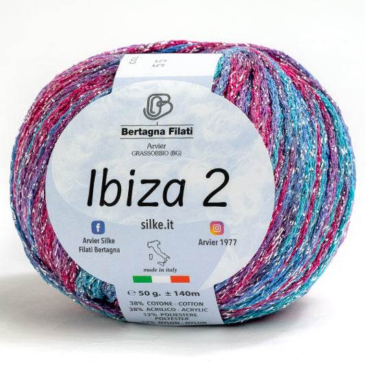 Zoom 55(2) - FUXIA-BLU MIX/LUREX ARGENTO