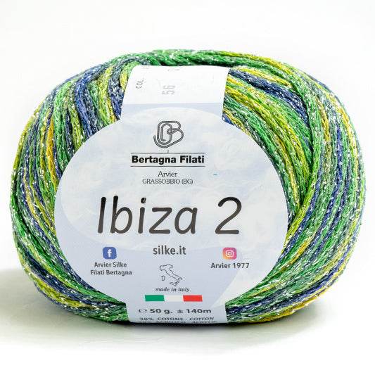 Zoom 56(2) - VERDE-BLU MIX/LUREX ARGENTO