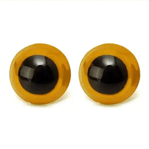 OCCHI di Sicurezza PER AMIGURUMI - Colore: OCCHI GIALLI 12 mm - by LacariaRicami.Store