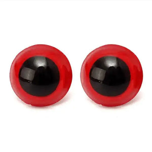 OCCHI di Sicurezza PER AMIGURUMI - OCCHI ROSSI 14 mm - LacariaRicami.Store