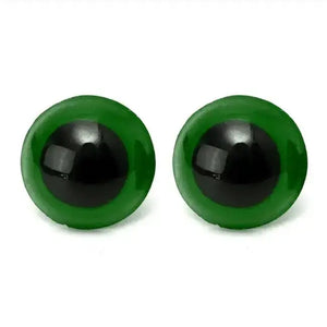 OCCHI di Sicurezza PER AMIGURUMI - Colore: OCCHI VERDI 12 mm - by LacariaRicami.Store