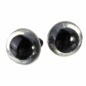 OCCHI di Sicurezza PER AMIGURUMI - OCCHI TRASPARENTI 12 mm - LacariaRicami.Store