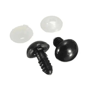 OCCHI di Sicurezza PER AMIGURUMI - OCCHI NERI 09 mm - LacariaRicami.Store