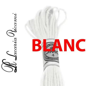 Matasse Retors D'Alsace 12 - DMC - Colore: BLANC - by LacariaRicami.Store