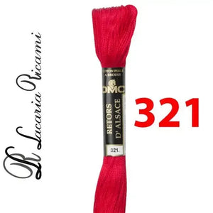 Matasse Retors D'Alsace 12 - DMC - Colore: 321 - by LacariaRicami.Store