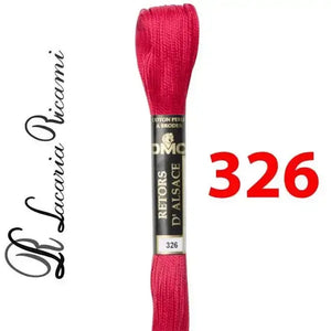 Matasse Retors D'Alsace 12 - DMC - Colore: 326 - by LacariaRicami.Store