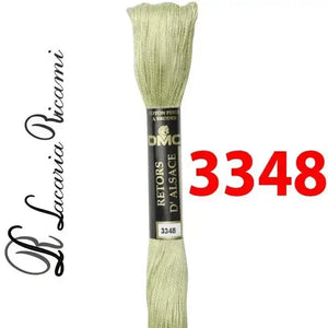 Matasse Retors D'Alsace 12 - DMC - Colore: 3348 - by LacariaRicami.Store
