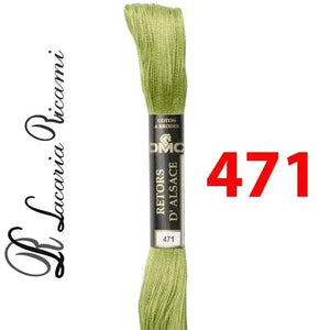 Matasse Retors D'Alsace 12 - DMC - Colore: 471 - by LacariaRicami.Store