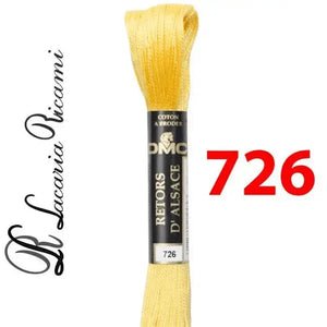 Matasse Retors D'Alsace 12 - DMC - Colore: 726 - by LacariaRicami.Store