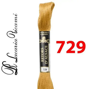 Matasse Retors D'Alsace 12 - DMC - Colore: 729 - by LacariaRicami.Store