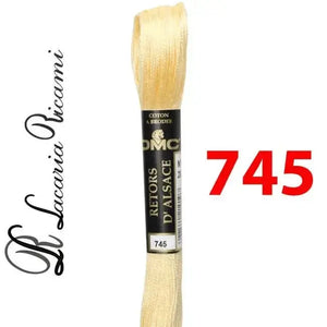 Matasse Retors D'Alsace 12 - DMC - Colore: 745 - by LacariaRicami.Store