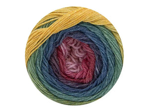 Lana MARAVILLA - Katia - 503 - Fucsia-Blu notte-Verde - LacariaRicami.Store