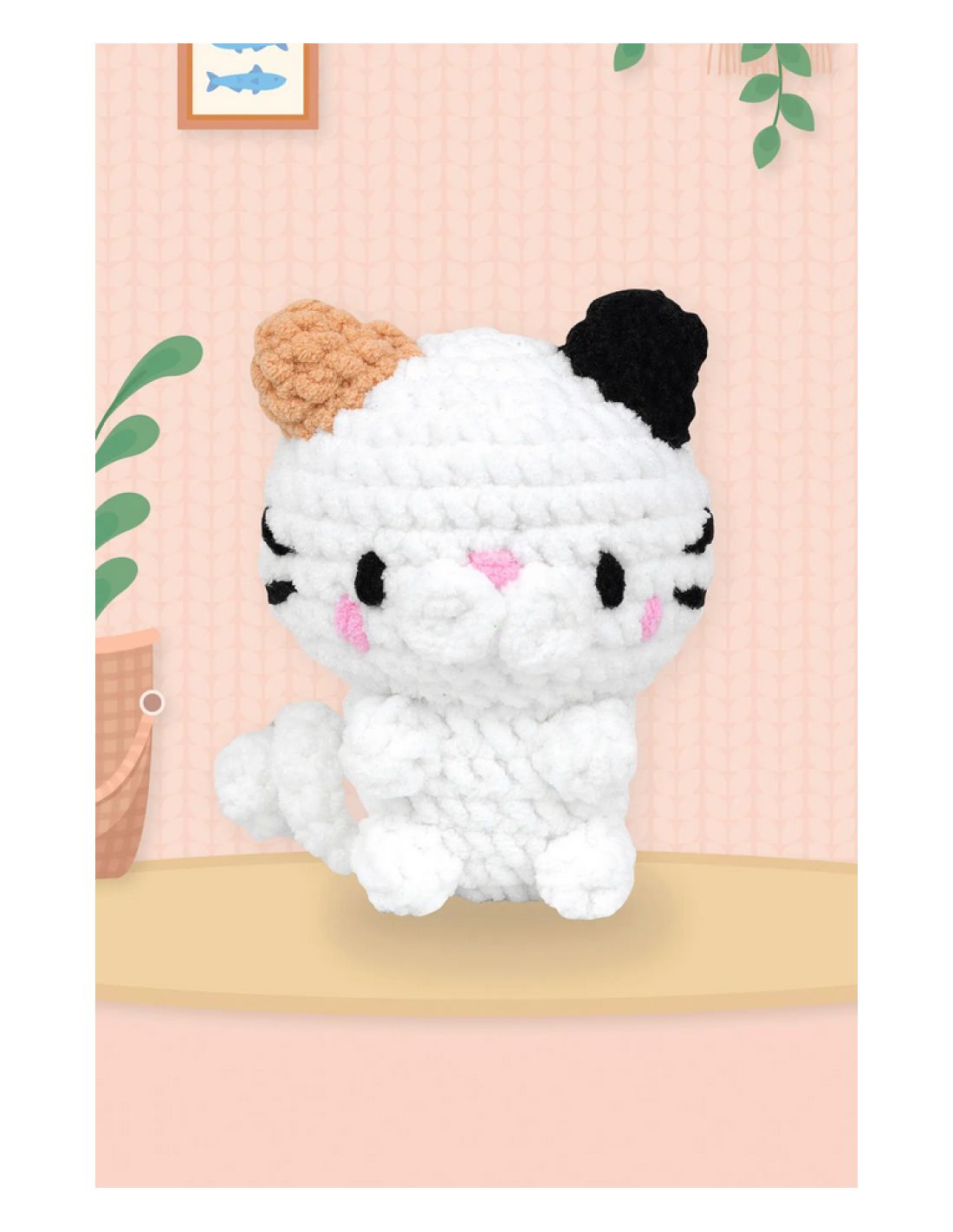 KIT Amigurumi - Luna la Gatta - DMC - Colore: - by LacariaRicami.Store