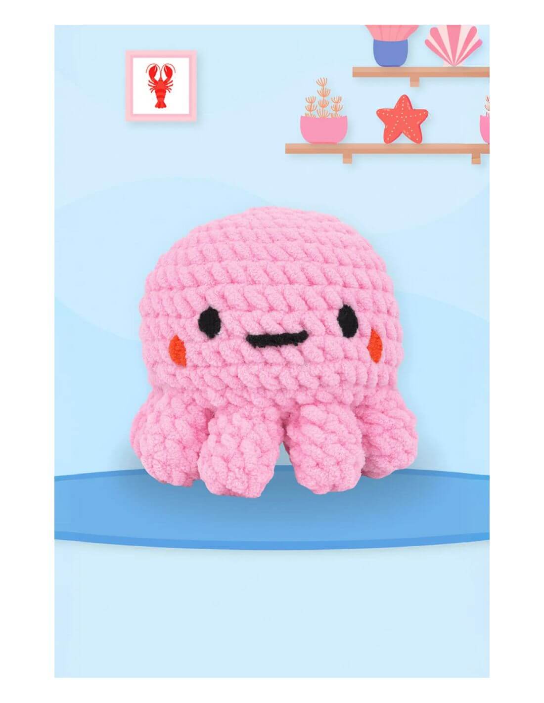KIT Amigurumi Ollie il polpo - DMC - Colore: - by LacariaRicami.Store