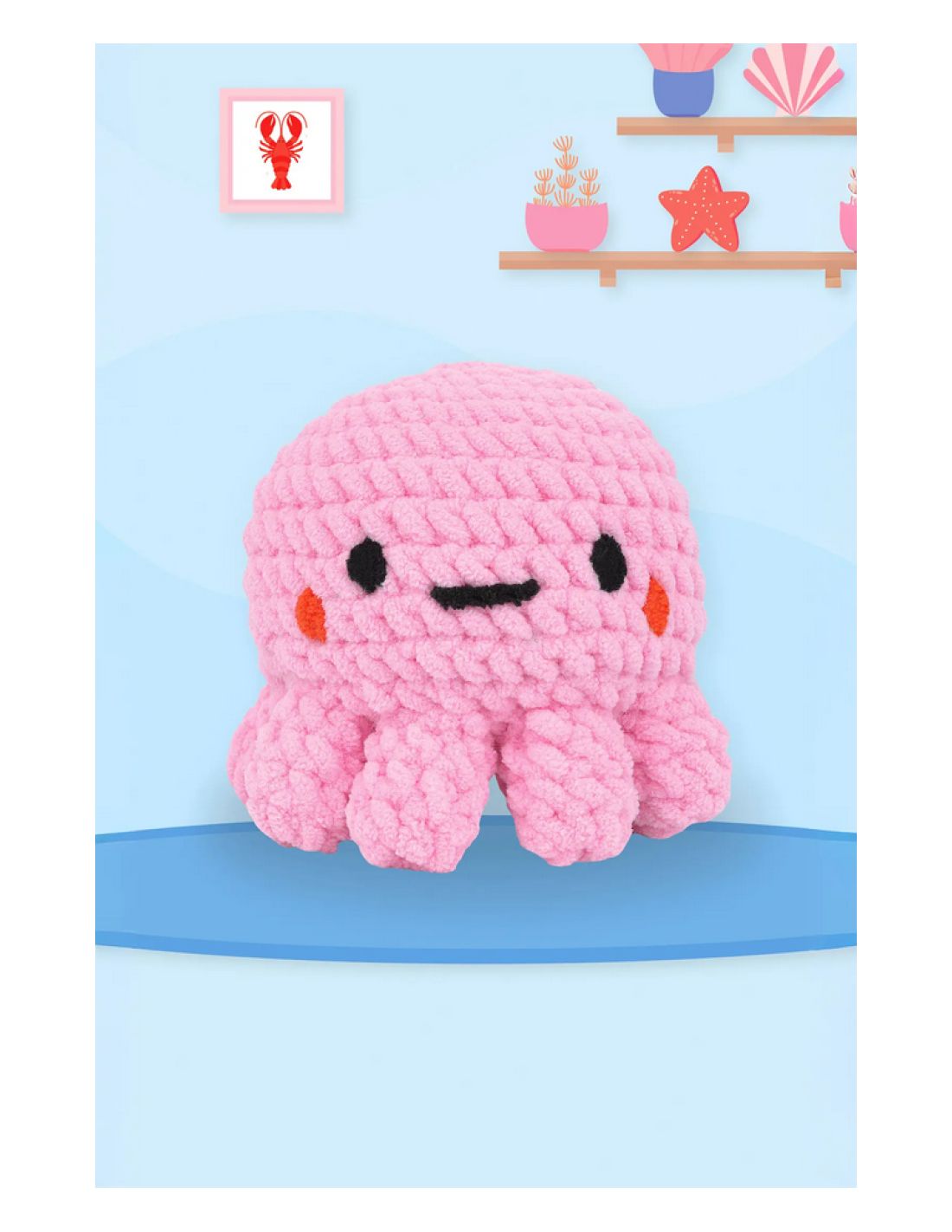 KIT Amigurumi Ollie il polpo - DMC - Colore: - by LacariaRicami.Store