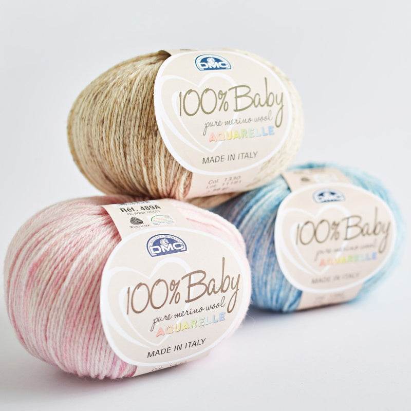 Lana 100% BABY AQUARELLE - DMC - - LacariaRicami.Store