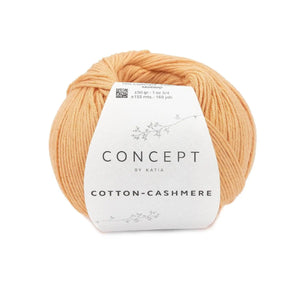Cotone COTTON CASHMERE - Katia - Colore: 82 - Arancione pallido - by LacariaRicami.Store