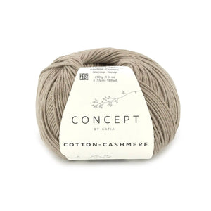 Cotone COTTON CASHMERE - Katia - Colore: 91 - Beige Grigiastro - by LacariaRicami.Store