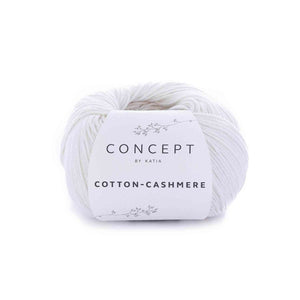 Cotone COTTON CASHMERE - Katia 52 - Bianco - LacariaRicami.Store