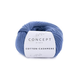 Cotone COTTON CASHMERE - Katia - Colore: 65 - Jeans - by LacariaRicami.Store