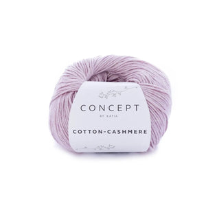 Cotone COTTON CASHMERE - Katia - Colore: 64 - Malva chiaro - by LacariaRicami.Store