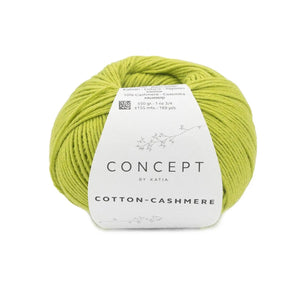 Cotone COTTON CASHMERE - Katia - Colore: 84 - Pistacchio - by LacariaRicami.Store