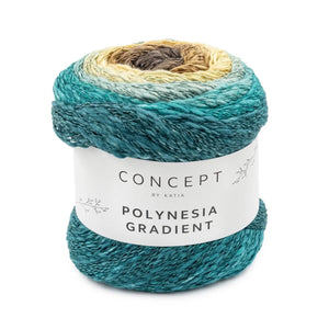 Cotone-Lino-Viscosa POLYNESIA GRADIENT - Katia - - LacariaRicami.Store