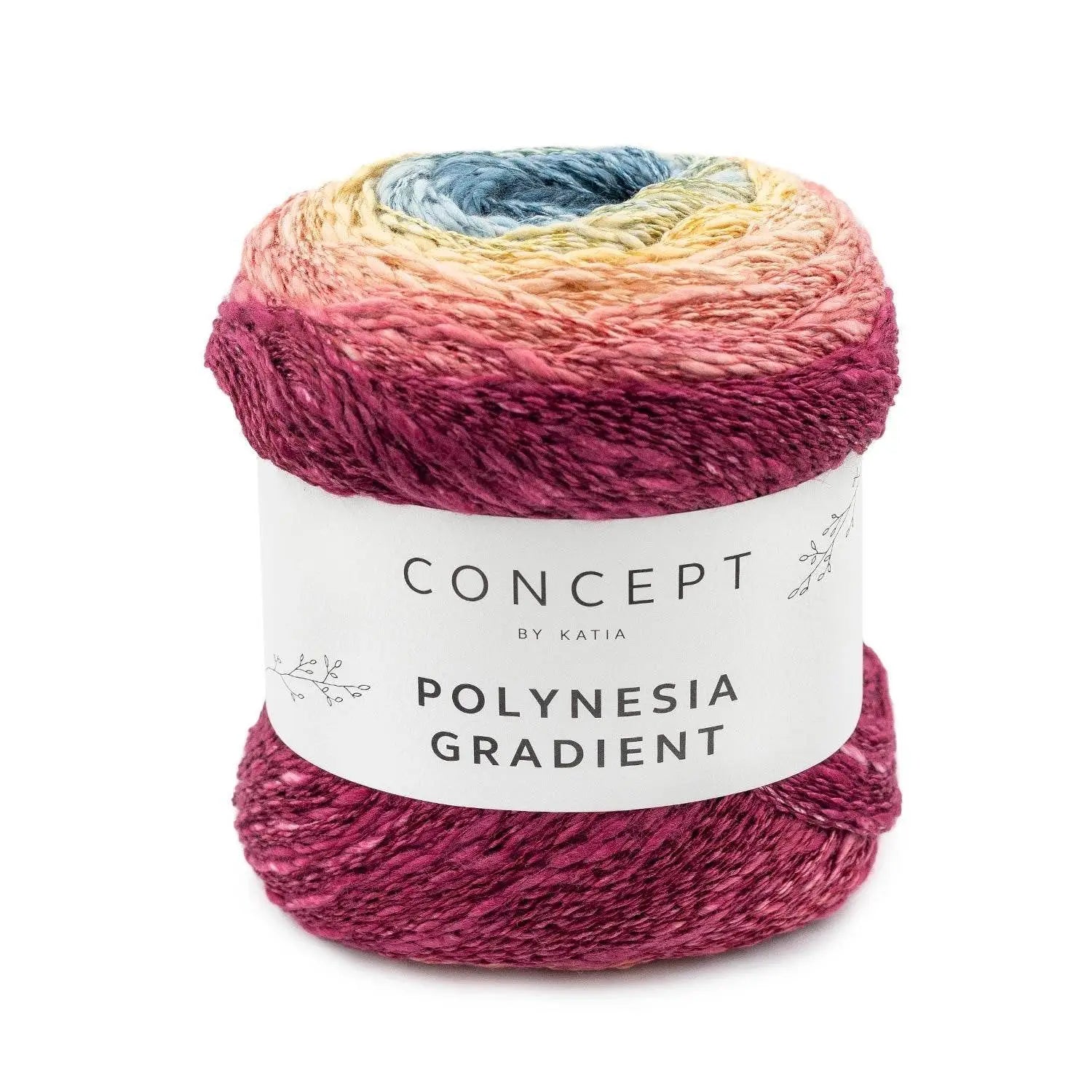 Cotone-Lino-Viscosa POLYNESIA GRADIENT - Katia - - LacariaRicami.Store