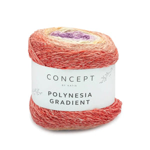 Cotone-Lino-Viscosa POLYNESIA GRADIENT - Katia - - LacariaRicami.Store