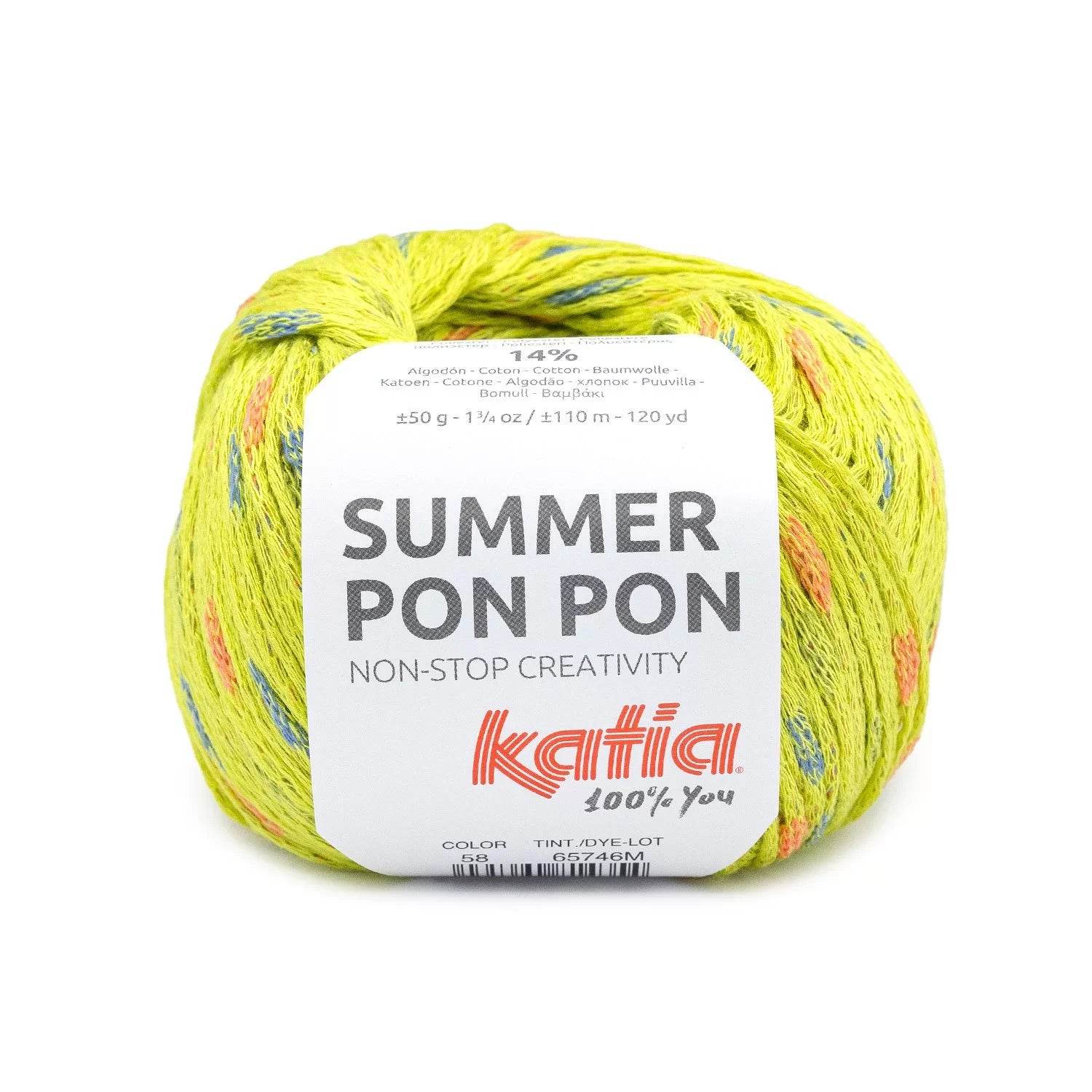 Cotone SUMMER PON PON - Katia - - LacariaRicami.Store