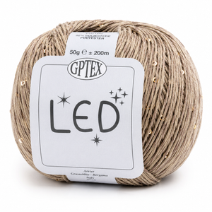 Cotone LED - GPTEX - Colore: 53 - CORDA - by LacariaRicami.Store