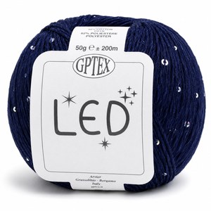 Cotone LED - GPTEX - Colore: 63 - BLU - by LacariaRicami.Store
