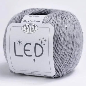 Cotone LED - GPTEX - Colore: 66 - GRIGIO - by LacariaRicami.Store