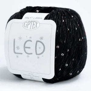 Cotone LED - GPTEX - Colore: 69 - NERO - by LacariaRicami.Store