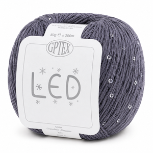 Cotone LED - GPTEX - Colore: 75 - GRIGIO SCURO - by LacariaRicami.Store