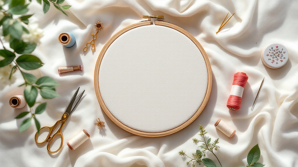 Cerchio per ricamo vuoto