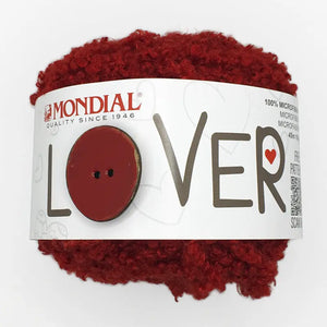 Pelliccia LOVER - MONDIAL - Colore: 526 - ROSSO - by LacariaRicami.Store