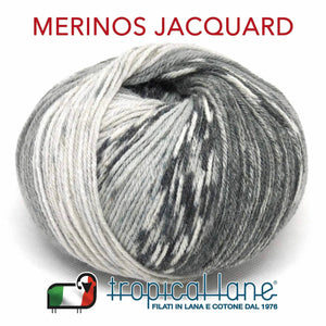 LANA Merinos Jacquard - Tropical Lane - - LacariaRicami.Store