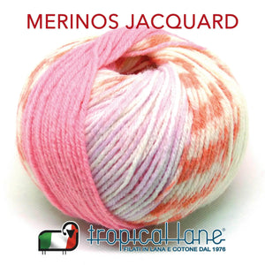 LANA Merinos Jacquard - Tropical Lane - - LacariaRicami.Store