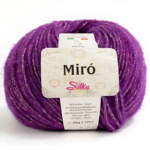 Lana MIRÒ - Silke - 0240 - VIOLA - LacariaRicami.Store