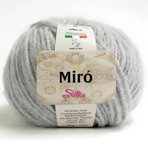 Lana MIRÒ - Silke - 0335 - GRIGIO - LacariaRicami.Store