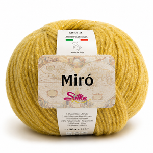 Lana MIRÒ - Silke - Colore: 0052 - GIALLO - by LacariaRicami.Store