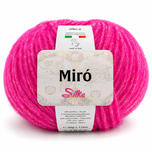 Lana MIRÒ - Silke - Colore: 0362 - FUXIA - by LacariaRicami.Store