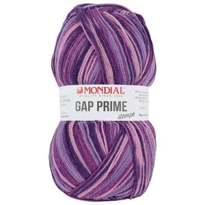 Lana GAP PRIME STAMPE - MONDIAL - Colore: 876 - VIOLA LILLA - by LacariaRicami.Store