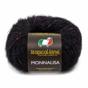 Lana/Cotone MONNALISA - Tropical Lane - Colore: 92 - NERO - by LacariaRicami.Store